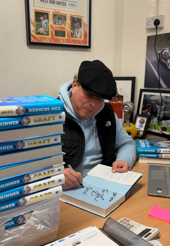 Tom Skinners Book GRAFT Personally SIGNED by TOM